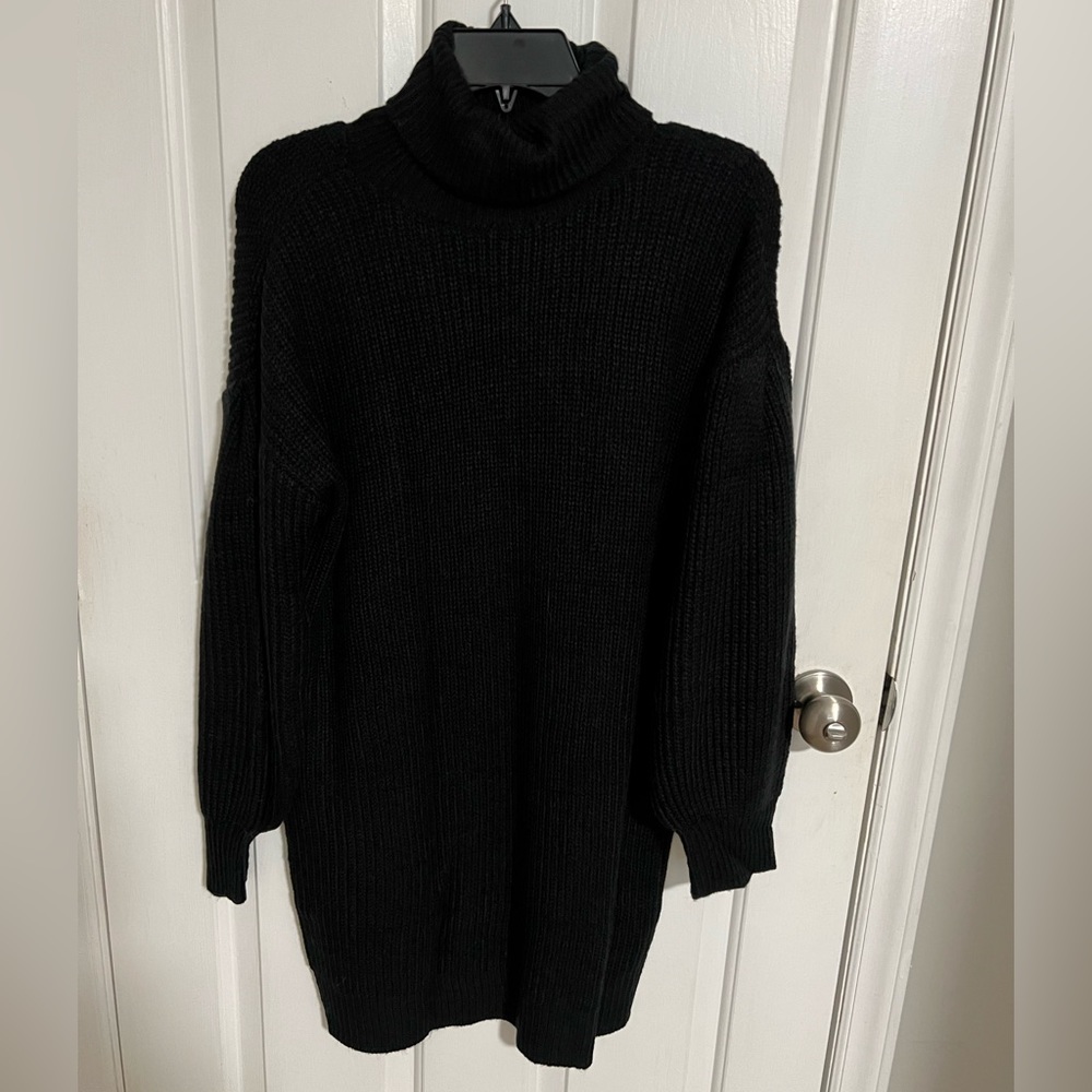 Black sweater dress size small